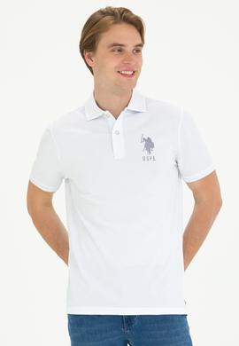 Erkek Beyaz Polo Yaka Tişört - 50263420009