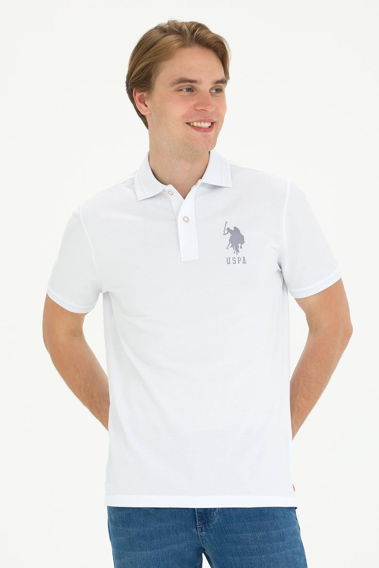 Erkek Beyaz Polo Yaka Tişört - 50263420009