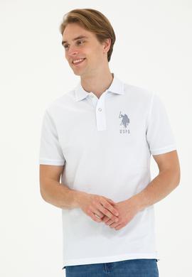 Erkek Beyaz Polo Yaka Tişört - 50263420009