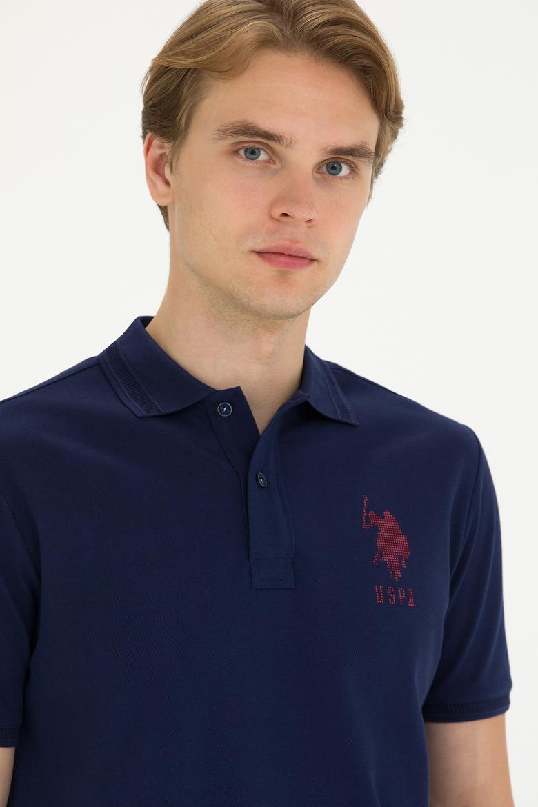 Erkek Lacivert Polo Yaka Tişört - 50263420064