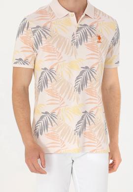 Erkek Ekru Polo Yaka Tişört - 50263434023