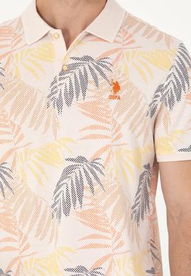 Erkek Ekru Polo Yaka Tişört - 50263434023