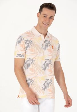 Erkek Ekru Polo Yaka Tişört - 50263434023