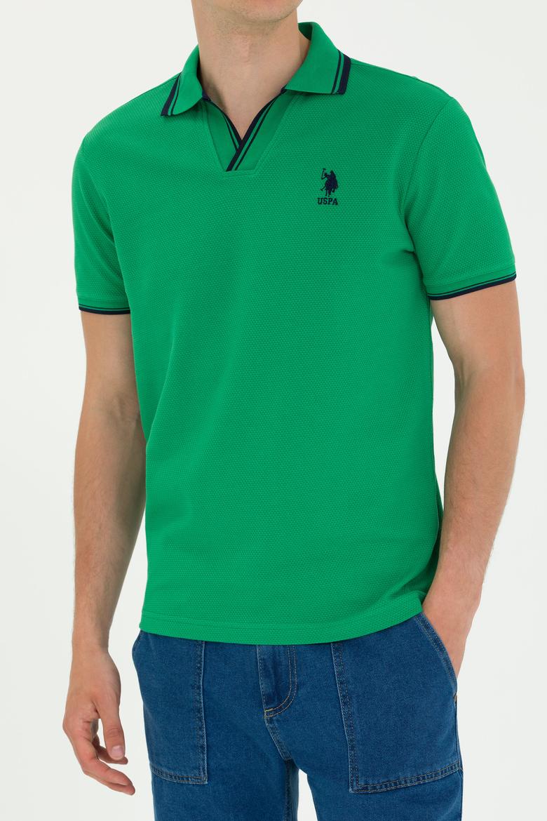 Erkek Yeşil Polo Yaka Tişört - 50263441048