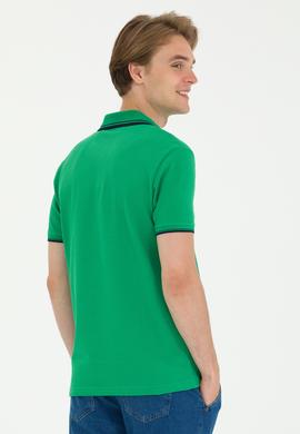 Erkek Yeşil Polo Yaka Tişört - 50263441048