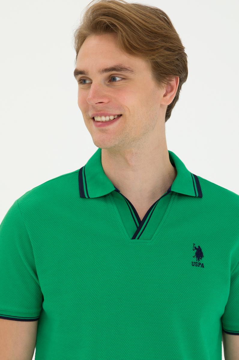 Erkek Yeşil Polo Yaka Tişört