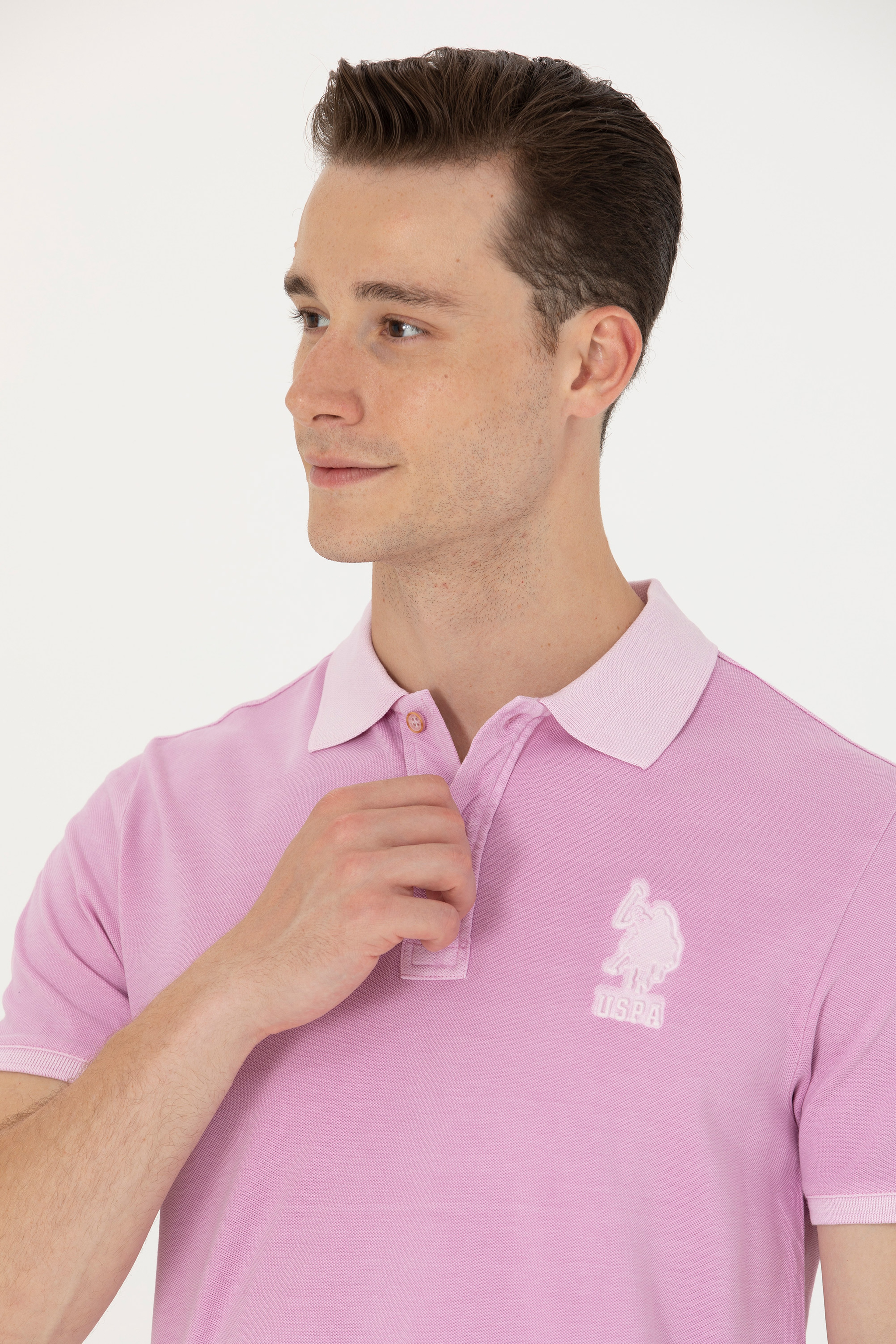 Erkek Manolya Basic Polo Yaka Tişört - Image 2
