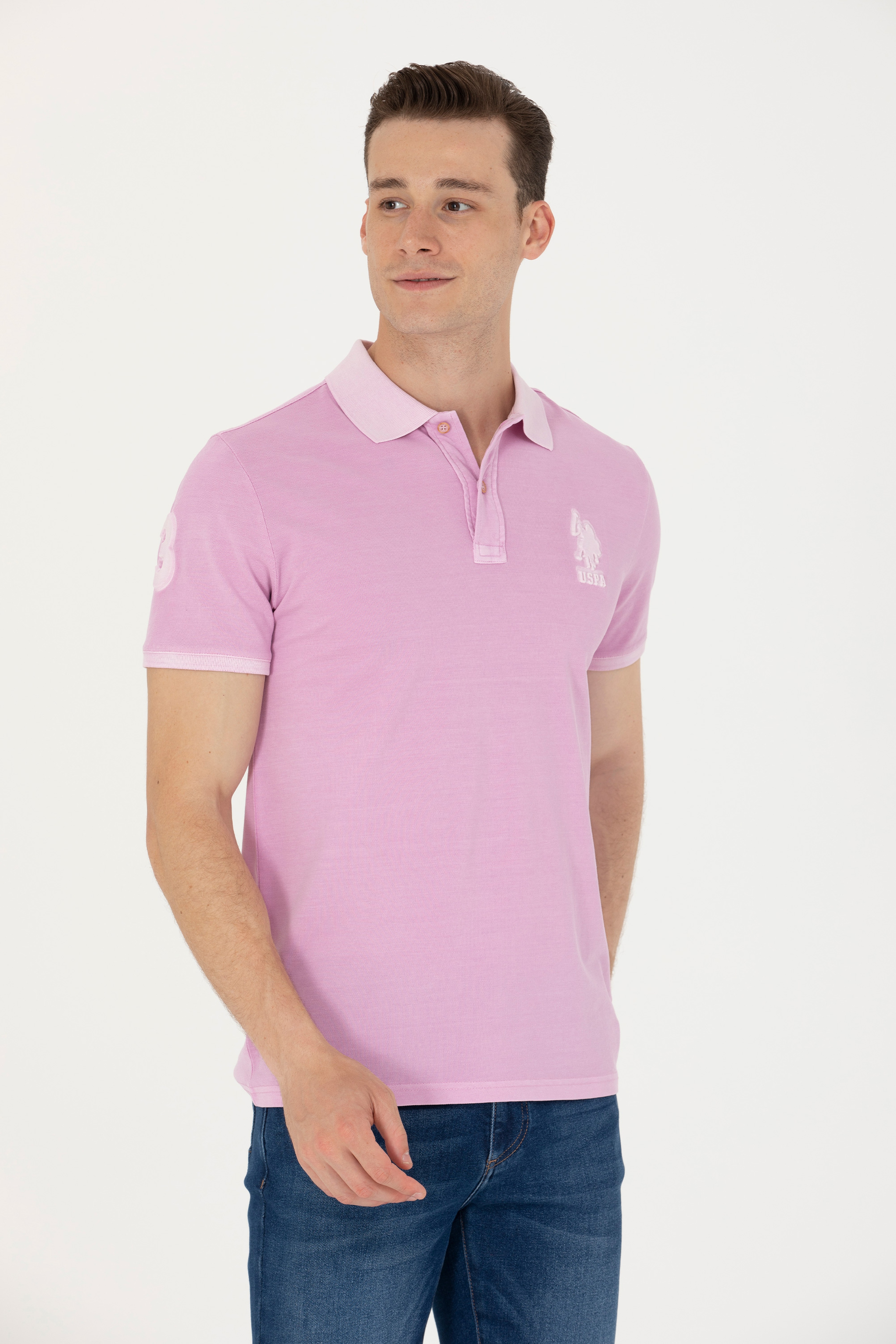 Erkek Manolya Basic Polo Yaka Tişört