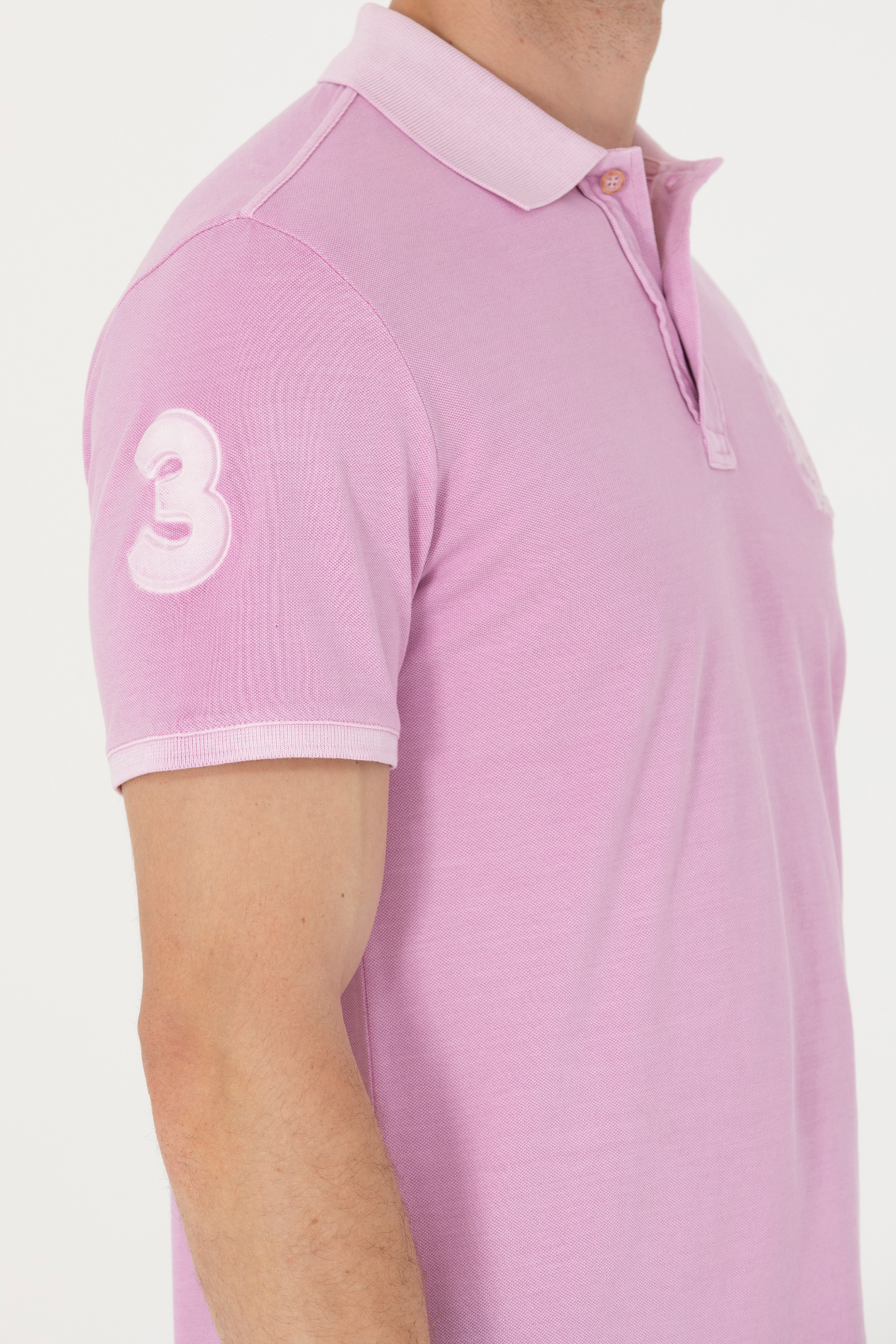 Erkek Manolya Basic Polo Yaka Tişört - Image 7