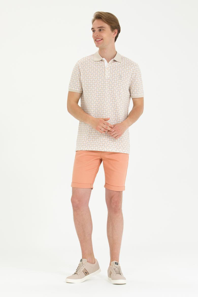 Erkek Taş Polo Yaka Tişört - 50263526043