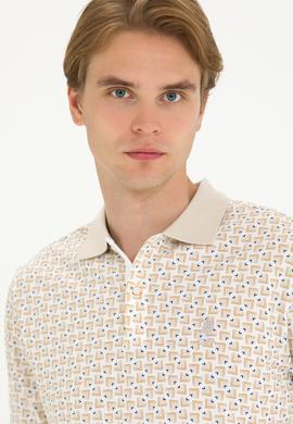 Erkek Taş Polo Yaka Tişört - 50263526043