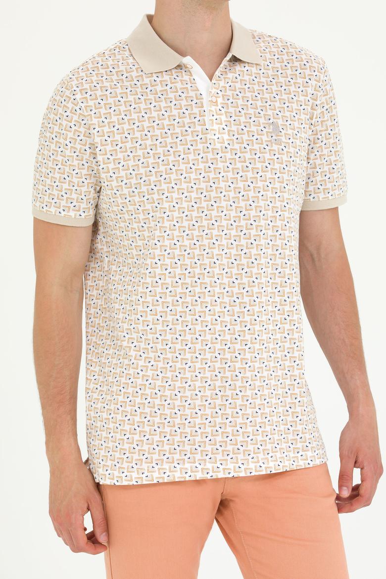 Erkek Taş Polo Yaka Tişört - 50263526043