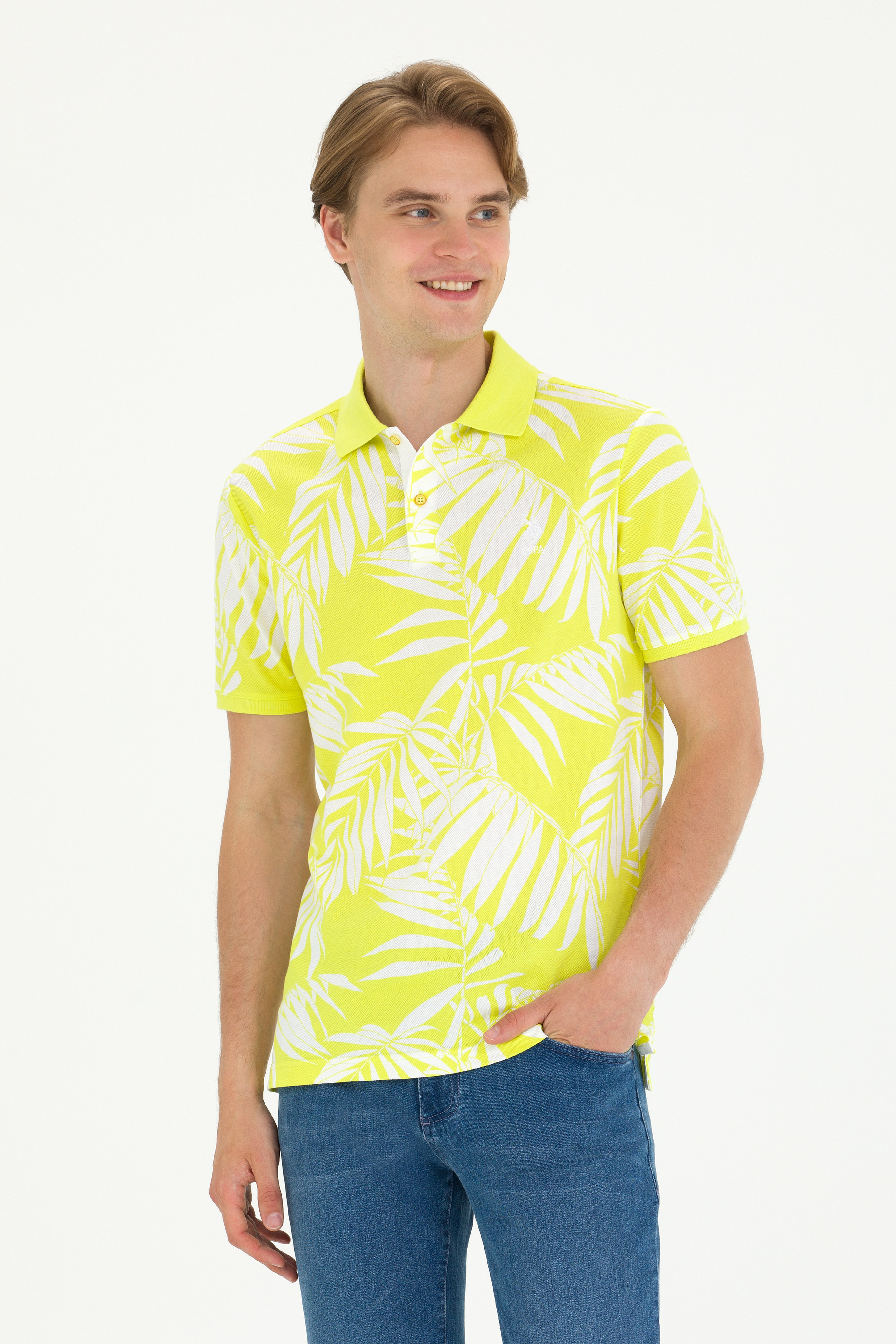 Erkek Citron Polo Yaka Tişört - Image 3