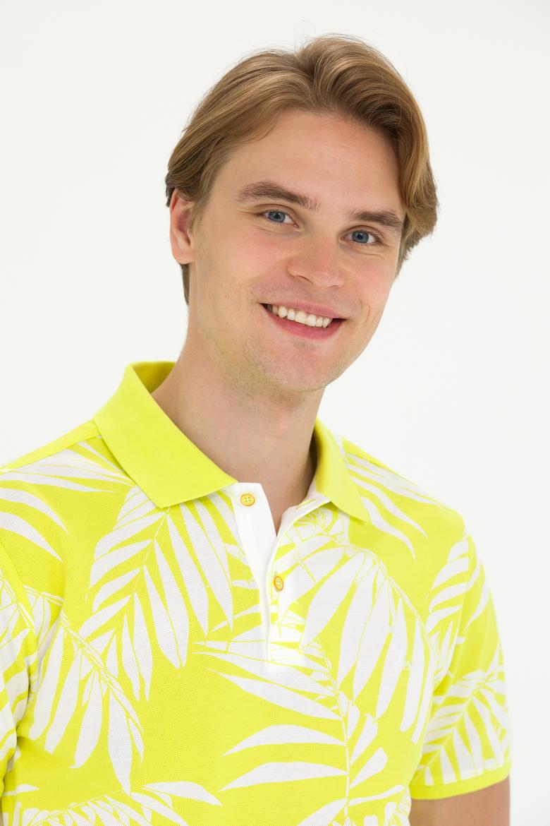 Erkek Citron Polo Yaka Tişört - 50263533024