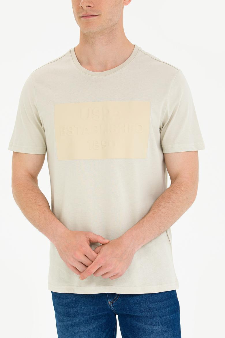 Erkek Taş Bisiklet Yaka Tişört - 50263564053