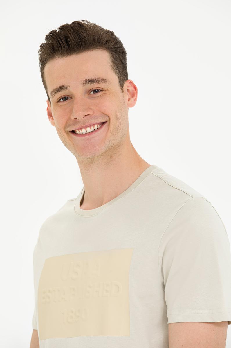 Erkek Taş Bisiklet Yaka Tişört