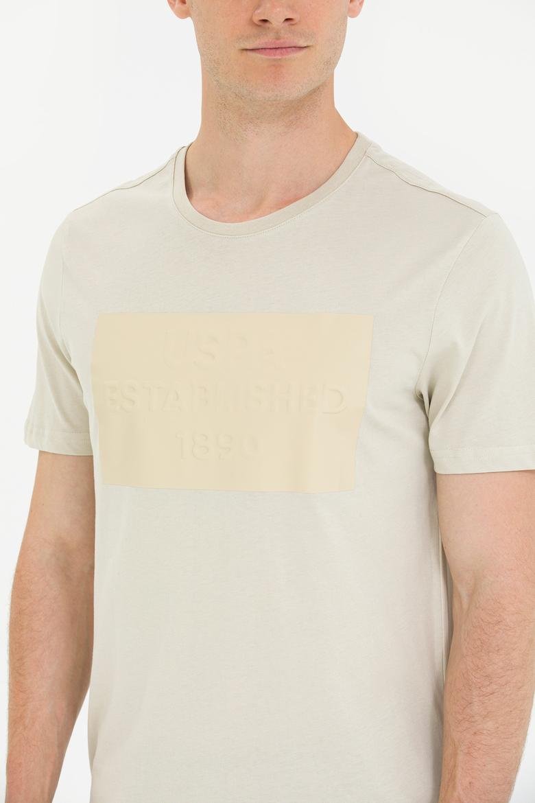 Erkek Taş Bisiklet Yaka Tişört - 50263564053