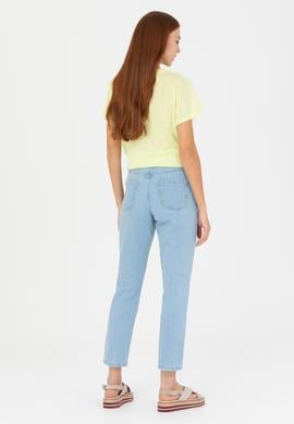 Kadın Açık Mavi Boy Friend Fit Jean Pantolon - 50263775002