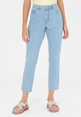 Kadın Açık Mavi Boy Friend Fit Jean Pantolon - 50263775002