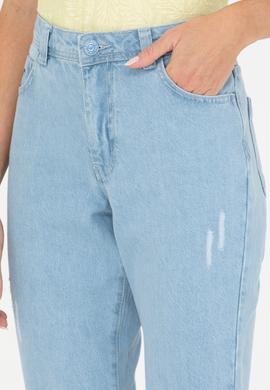 Kadın Açık Mavi Boy Friend Fit Jean Pantolon - 50263775002