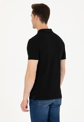 Erkek Siyah Basic Polo Yaka Tişört - 50265919028