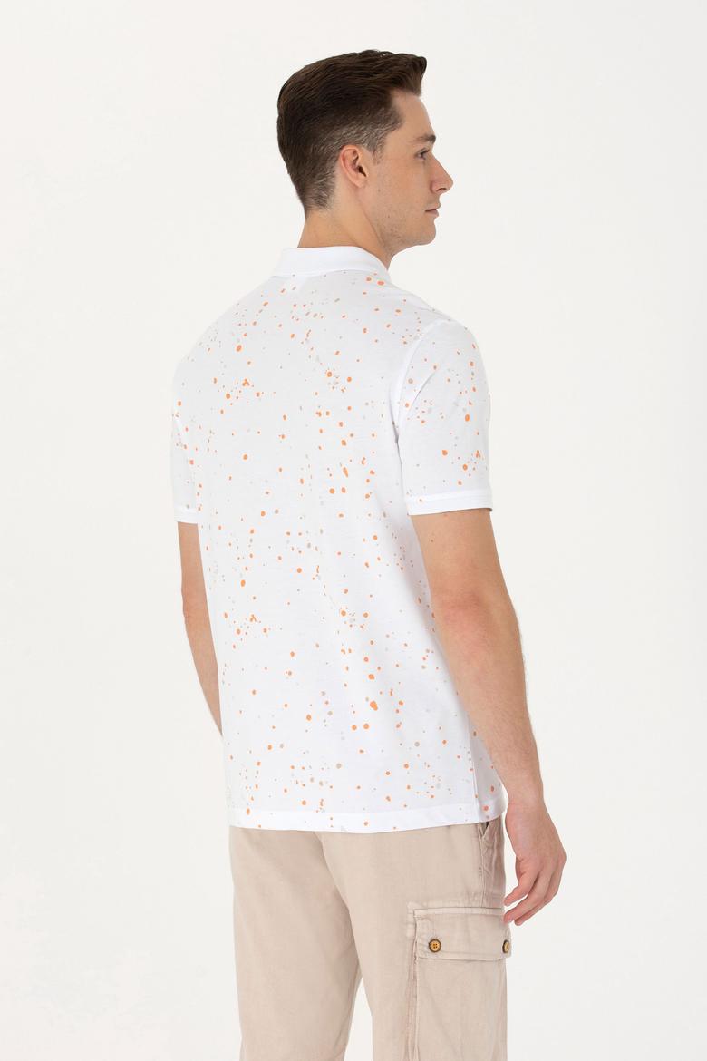 Erkek Kiremit Polo Yaka Tişört - 50275409013