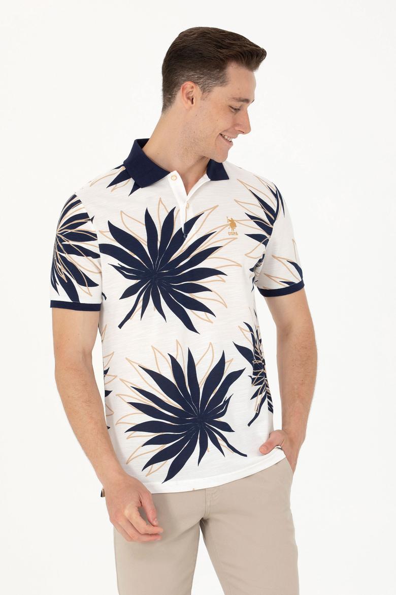 Erkek Ekru Polo Yaka Tişört - 50275410016