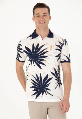 Erkek Ekru Polo Yaka Tişört - 50275410016