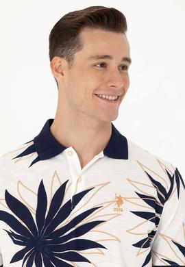 Erkek Ekru Polo Yaka Tişört - 50275410016