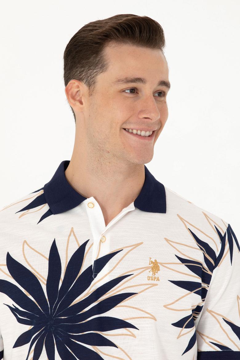 Erkek Ekru Polo Yaka Tişört - 50275410016