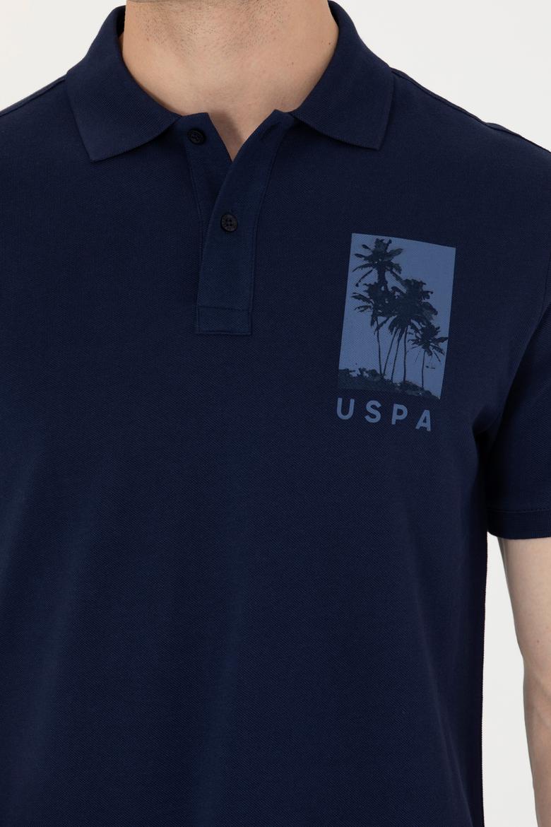 Erkek Lacivert Polo Yaka Tişört - 50275438007