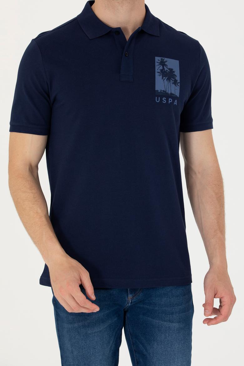 Erkek Lacivert Polo Yaka Tişört - 50275438007