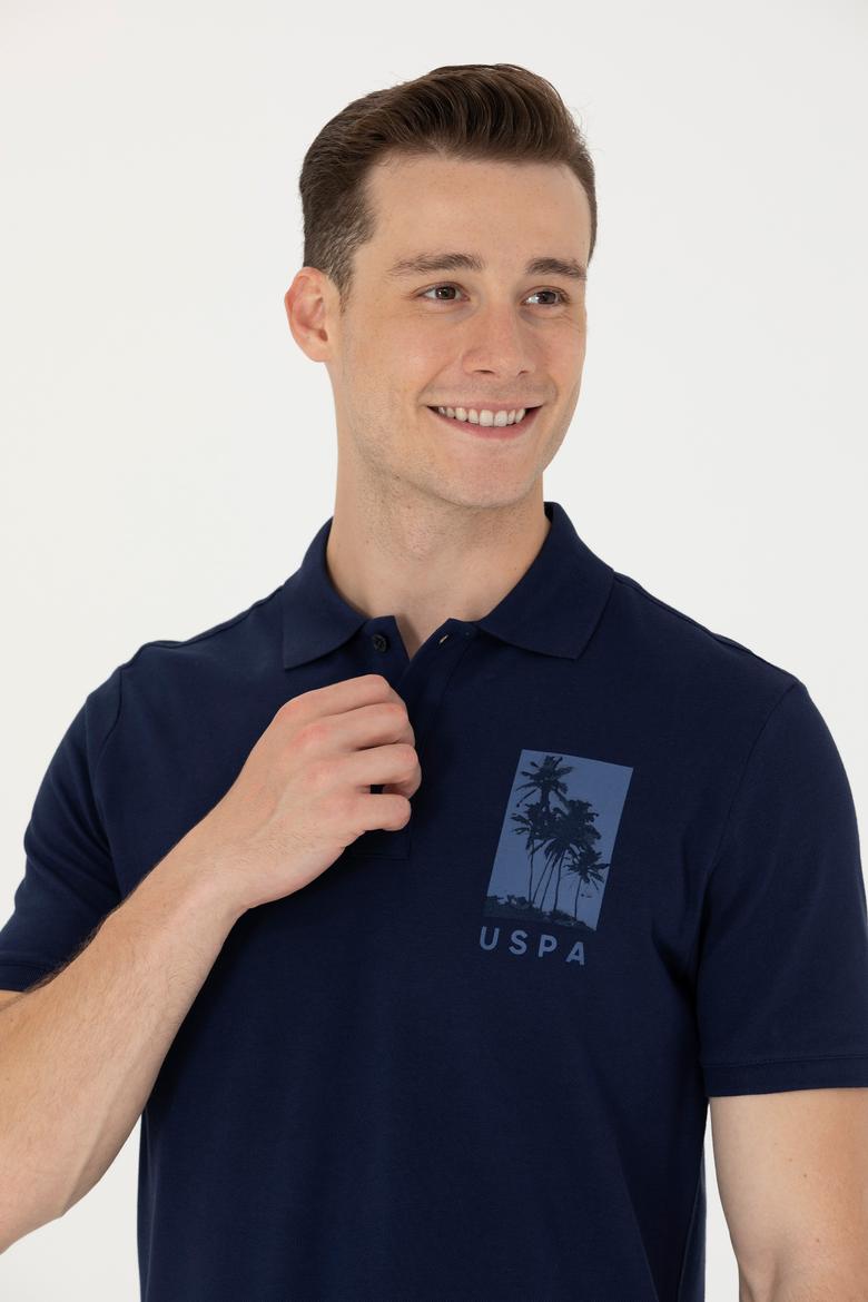 Erkek Lacivert Polo Yaka Tişört - 50275438007