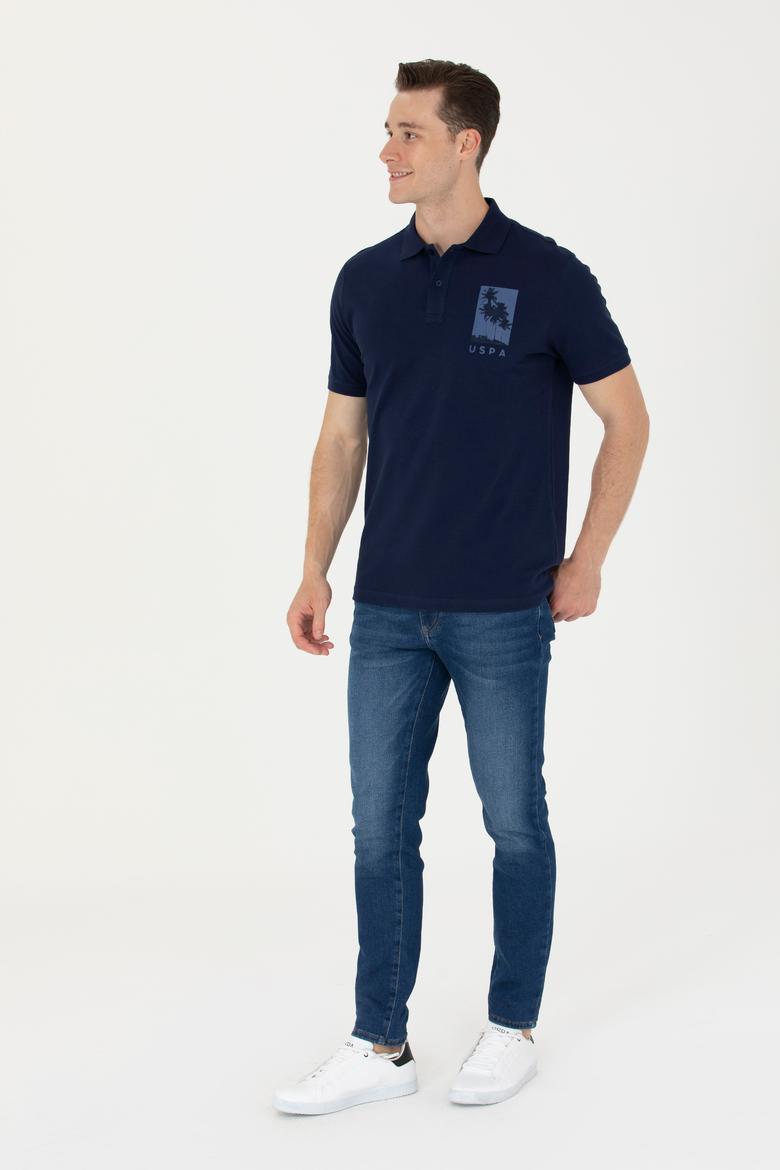 Erkek Lacivert Polo Yaka Tişört - 50275438007