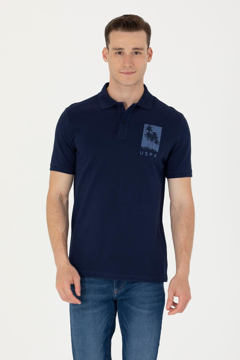 Erkek Lacivert Polo Yaka Tişört - 50275438007