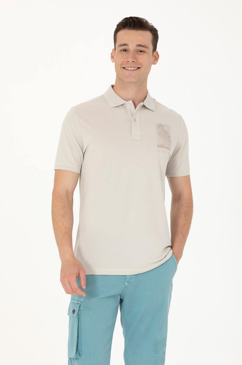 Erkek Taş Polo Yaka Tişört