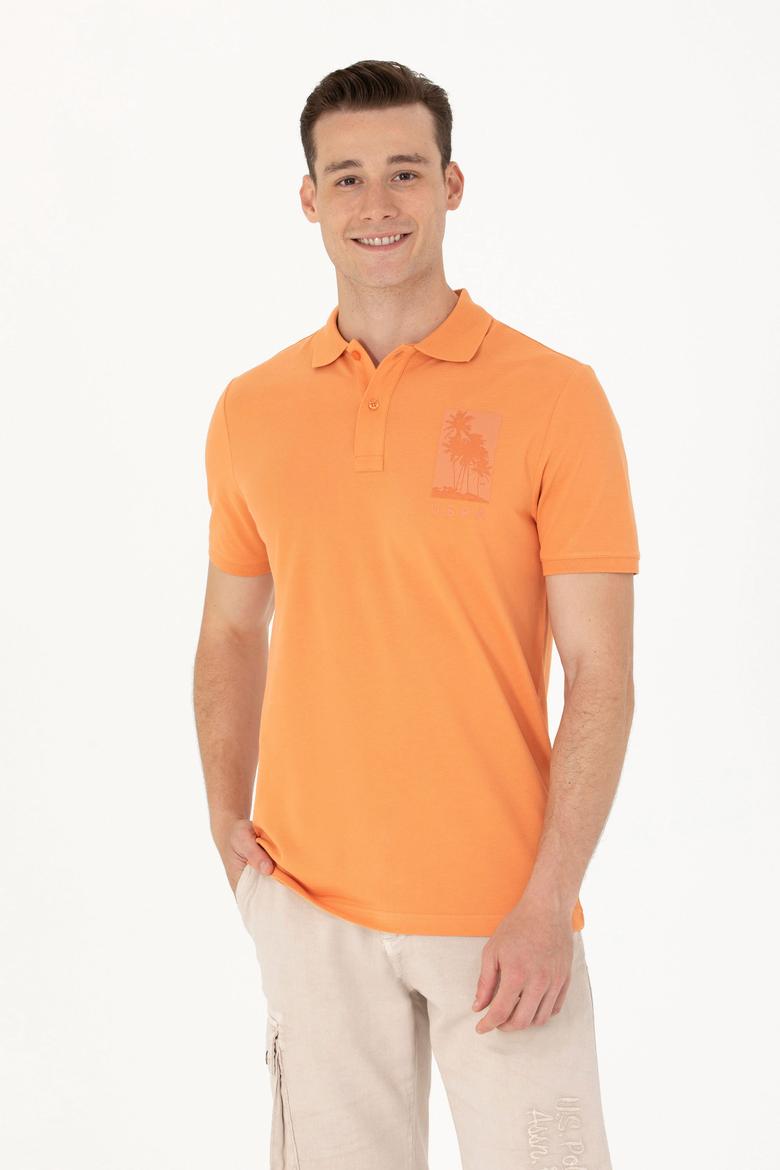 Erkek Kiremit Polo Yaka Tişört - 50275438028