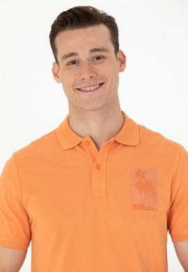 Erkek Kiremit Polo Yaka Tişört - 50275438028