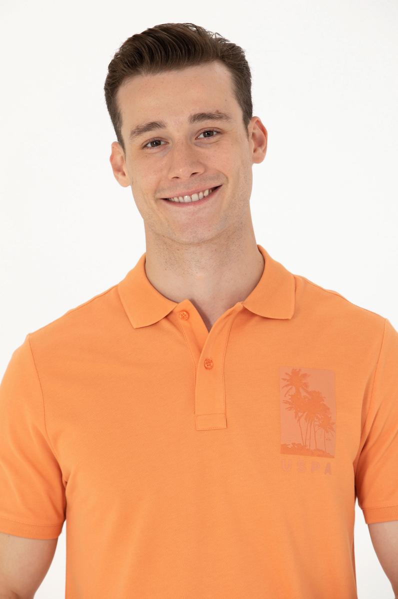 Erkek Kiremit Polo Yaka Tişört