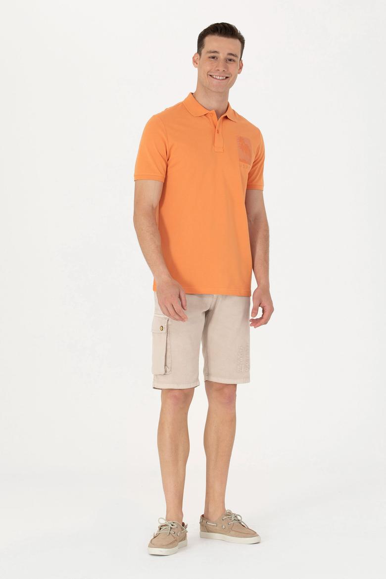 Erkek Kiremit Polo Yaka Tişört - 50275438028