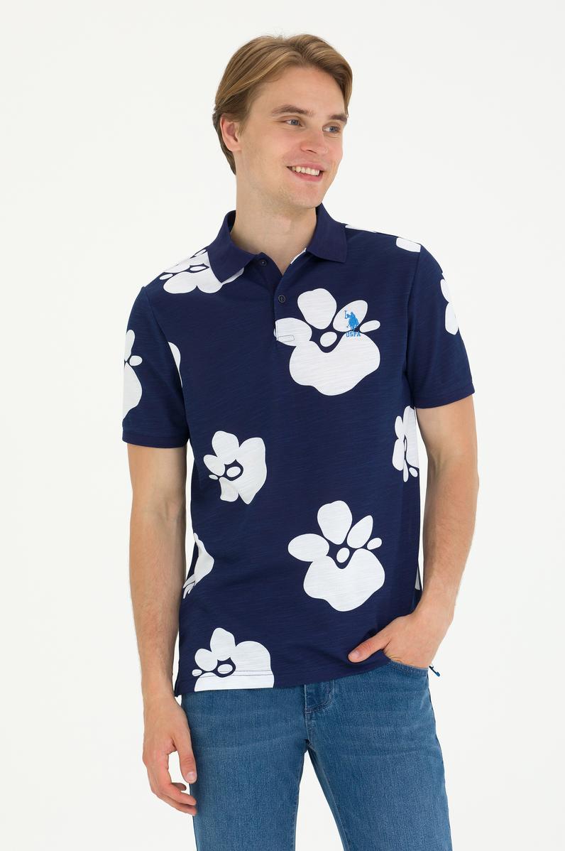 Erkek Lacivert Polo Yaka Tişört