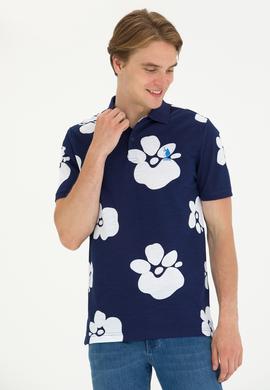 Erkek Lacivert Polo Yaka Tişört - 50275483031