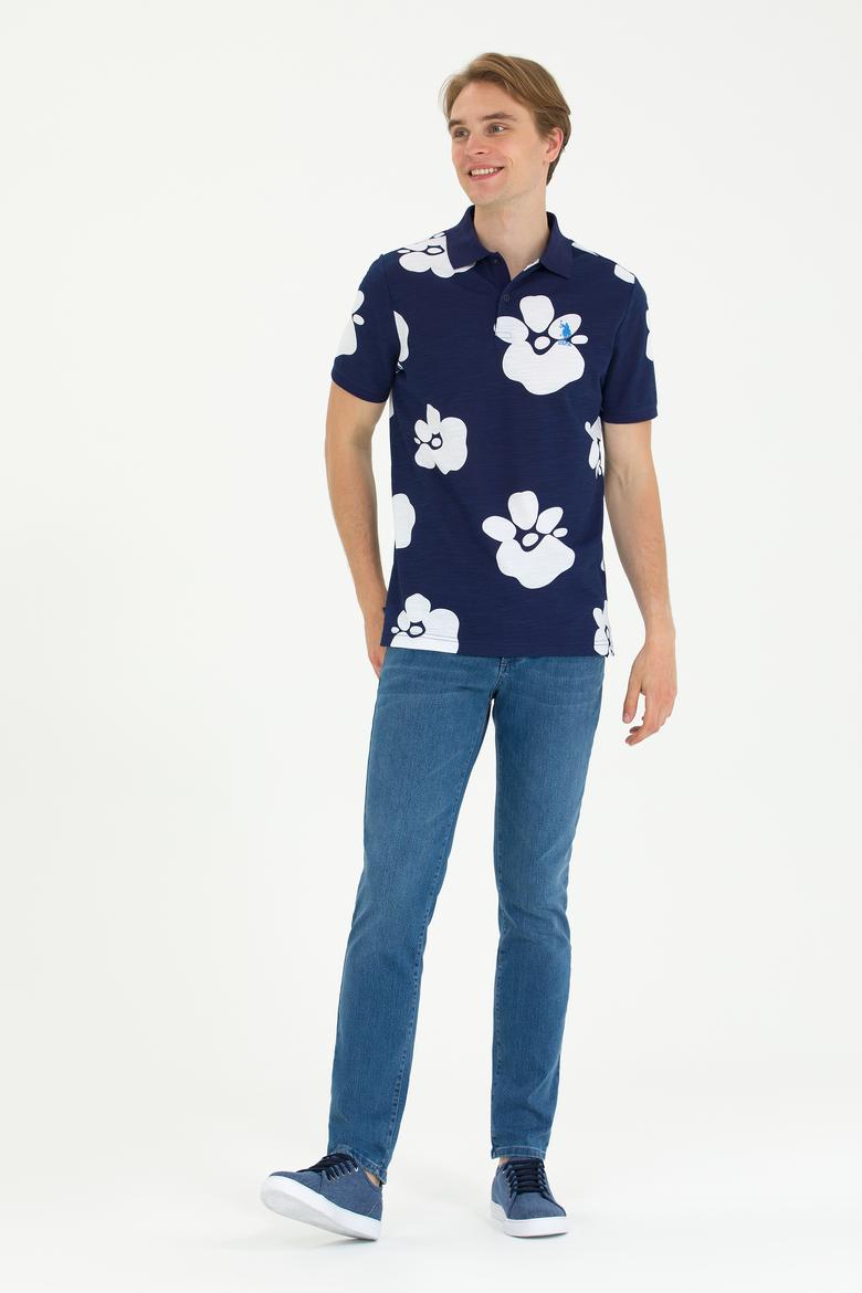 Erkek Lacivert Polo Yaka Tişört - 50275483031