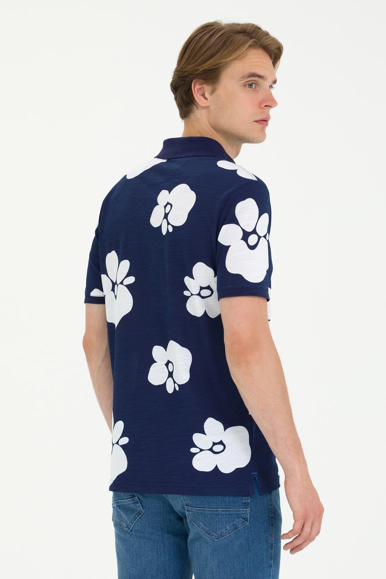 Erkek Lacivert Polo Yaka Tişört - 50275483031