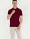 Erkek Bordo Basic Polo Yaka Tişört