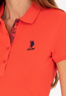 Kadın Kırmızı Basic Polo Yaka Tişört - 50266513103