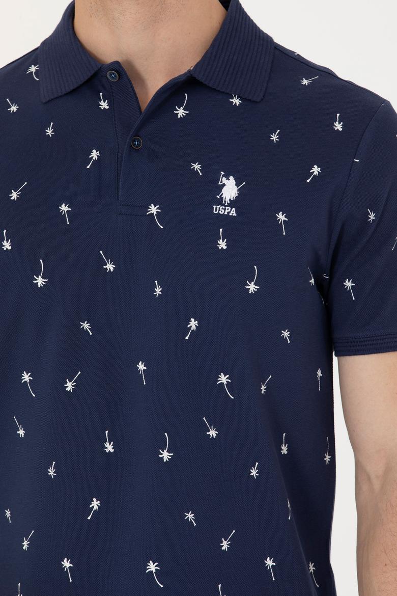 Erkek Lacivert Polo Yaka Tişört - 50269216019