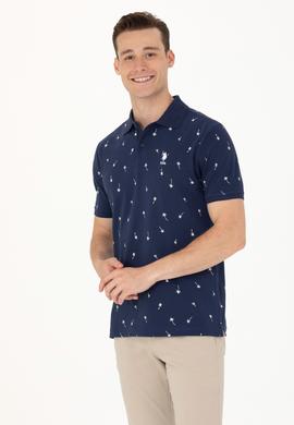 Erkek Lacivert Polo Yaka Tişört - 50269216019