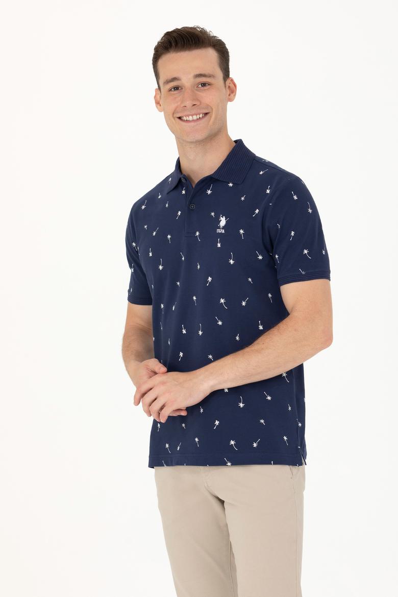 Erkek Lacivert Polo Yaka Tişört