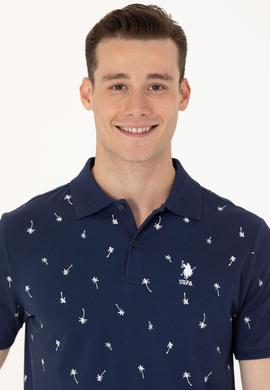 Erkek Lacivert Polo Yaka Tişört - 50269216019